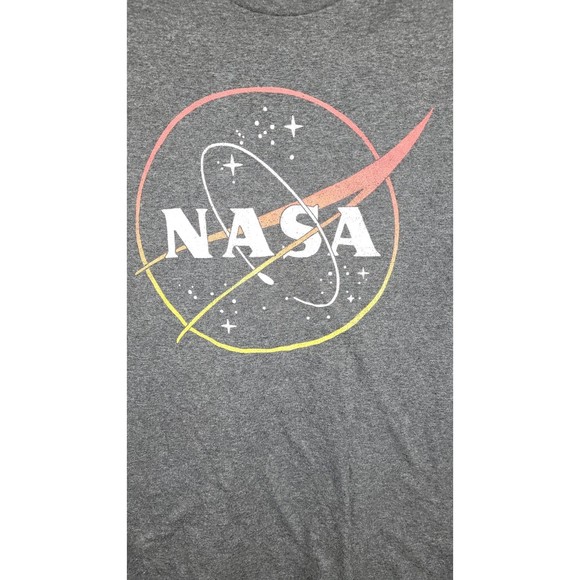 NASA Gray VFifthSun Graphic Print T Shirt Adult Size Small - Picture 3 of 5